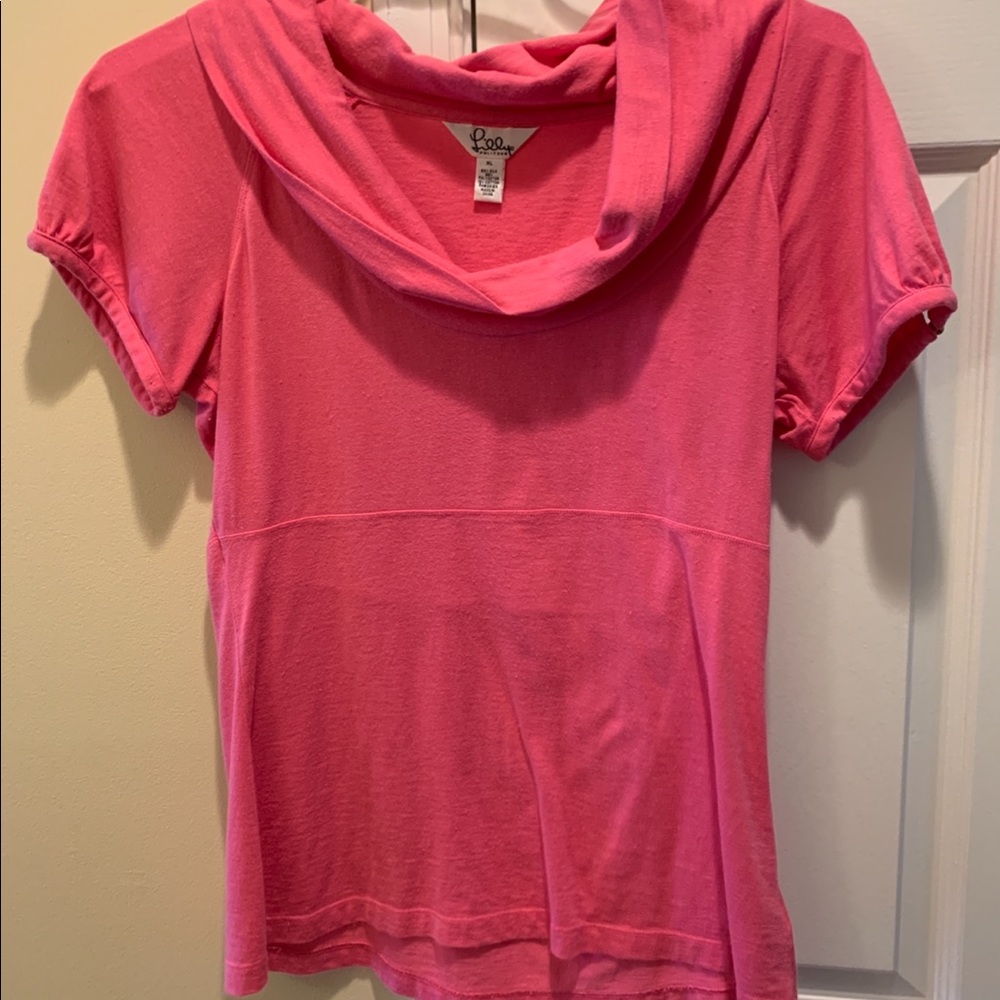 Lilly Pulitzer Cowl Neck Shirt